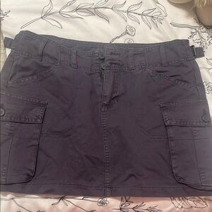 Brandy Melville Gray Mini Cargo Skirt Casual
